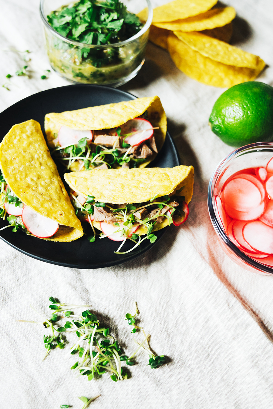 Steak+Salsa+Verde+Tacos